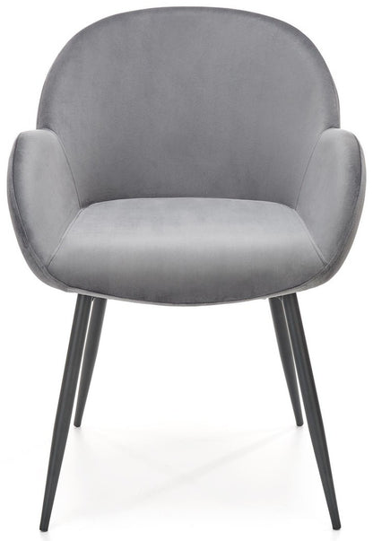 Kitchen Chair West Basel | size: Width: 59cm, Height: 79cm, Depth: 59cm | color: Gray | image: 5 | variant: 1007459