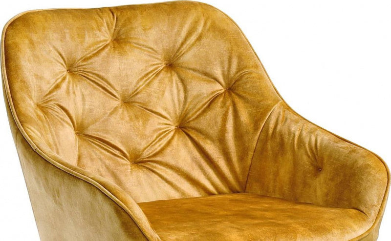 Kitchen Chair West Bedford | size: Width: 56cm, Height: 81cm, Depth: 65cm | color: Yellow | image: 2 | variant: 1007184