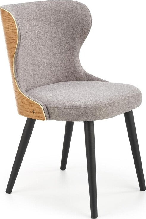 Kitchen Chair West Berwick | size: Width: 53cm, Height: 80cm, Depth: 56cm | color: Gray | image: 1 | variant: 1007111