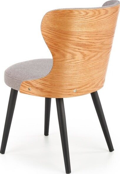 Kitchen Chair West Berwick | size: Width: 53cm, Height: 80cm, Depth: 56cm | color: Gray | image: 3 | variant: 1007111