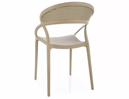 Kitchen Chair West Bogota | size: Width: 52cm, Height: 81cm, Depth: 43cm | color: Beige | image: 1 | variant: 1007932