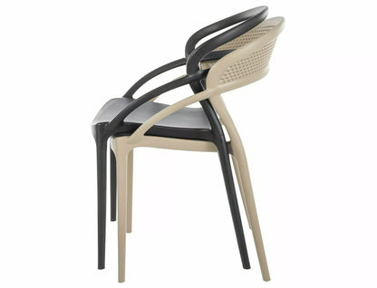 Kitchen Chair West Bogota | size: Width: 52cm, Height: 81cm, Depth: 43cm | color: Beige | image: 3 | variant: 1007932