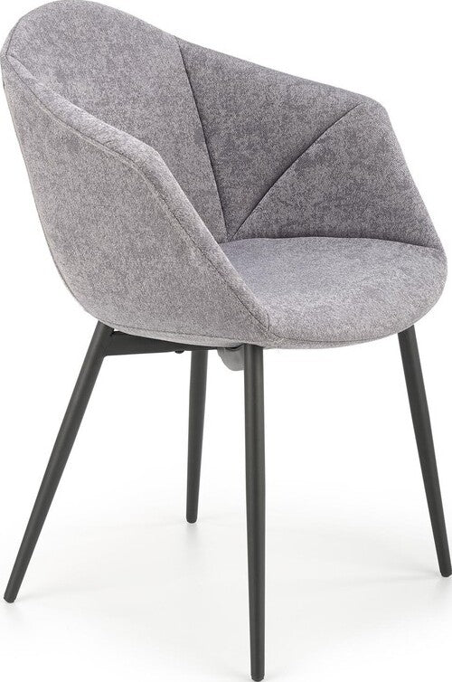 Kitchen Chair West Cobham | size: Width: 60cm, Height: 82cm, Depth: 52cm | color: Gray | image: 1 | variant: 1007235