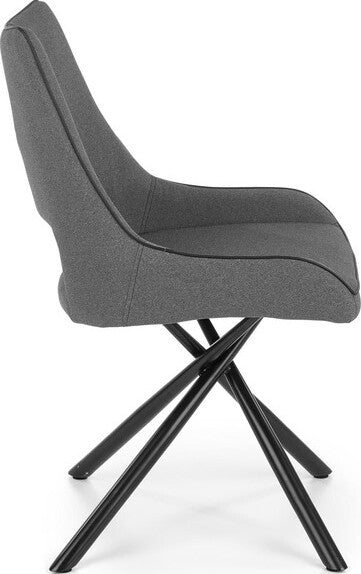 Kitchen Chair West Colchester | size: Width: 49cm, Height: 84cm, Depth: 52cm | color: Gray | image: 4 | variant: 1007082