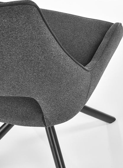 Kitchen Chair West Colchester | size: Width: 49cm, Height: 84cm, Depth: 52cm | color: Gray | image: 6 | variant: 1007082