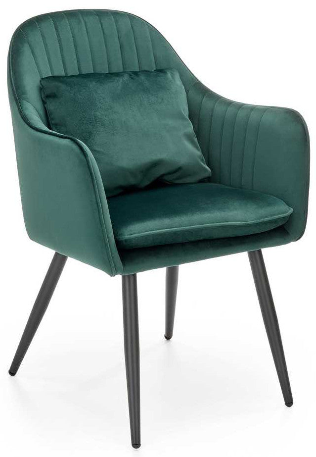 Kitchen Chair West Florence | size: Width: 58cm, Height: 84cm, Depth: 59cm | color: Green | image: 1 | variant: 1007445