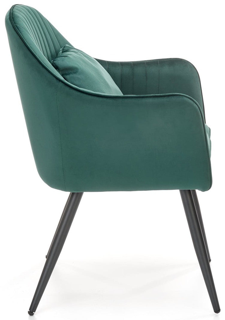 Kitchen Chair West Florence | size: Width: 58cm, Height: 84cm, Depth: 59cm | color: Green | image: 4 | variant: 1007445