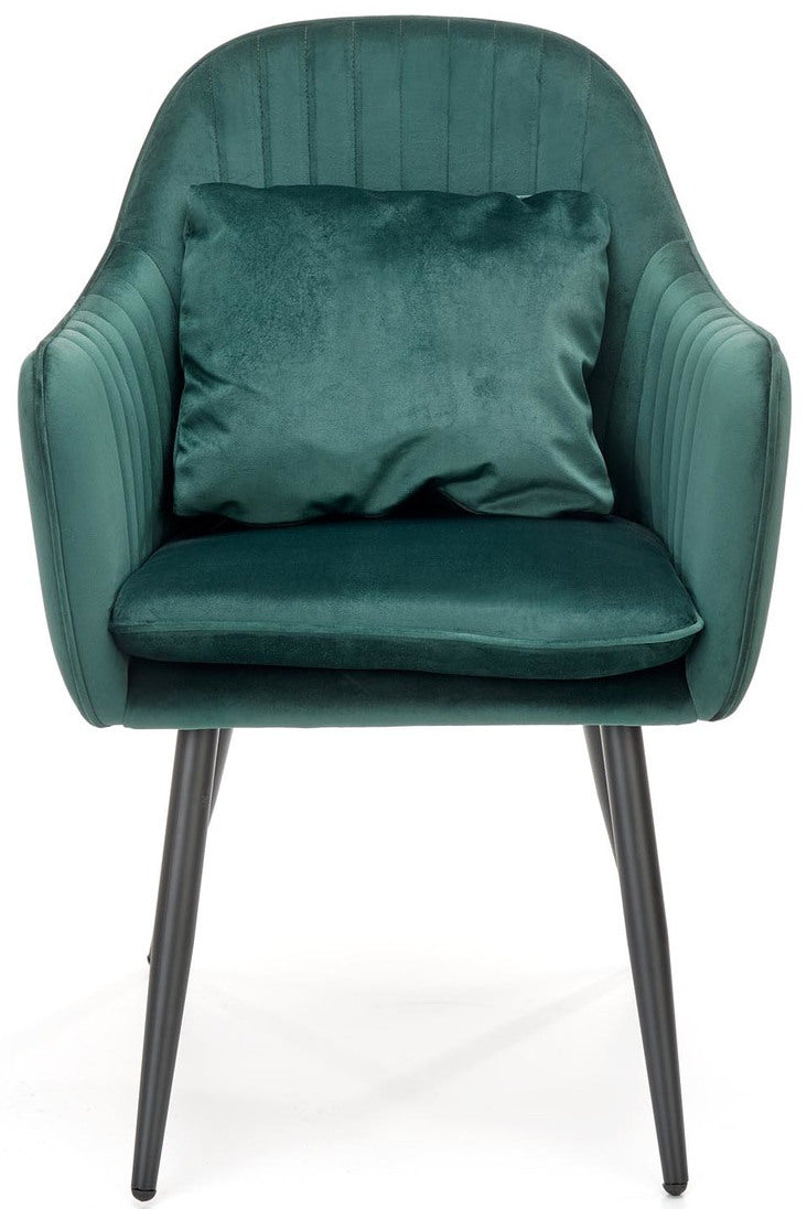 Kitchen Chair West Florence | size: Width: 58cm, Height: 84cm, Depth: 59cm | color: Green | image: 5 | variant: 1007445