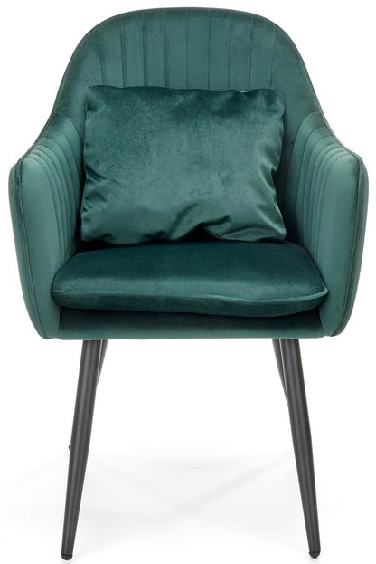 Kitchen Chair West Florence | size: Width: 58cm, Height: 84cm, Depth: 59cm | color: Green | image: 5 | variant: 1007445