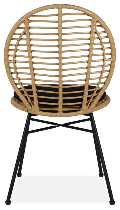 Kitchen Chair West Genoa | size: Width: 48cm, Height: 90cm, Depth: 57cm | color: Black | image: 3 | variant: 1007446