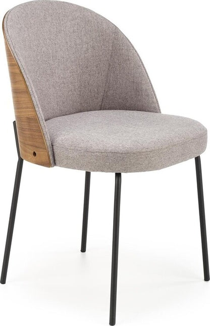 Kitchen Chair West Kirkwall | size: Width: 52cm, Height: 81cm, Depth: 53cm | color: Gray | image: 1 | variant: 1007097