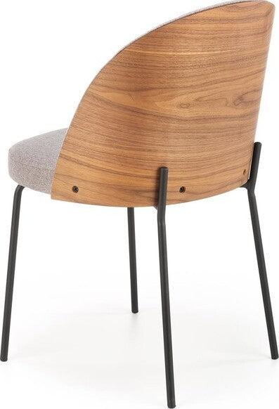 Kitchen Chair West Kirkwall | size: Width: 52cm, Height: 81cm, Depth: 53cm | color: Gray | image: 3 | variant: 1007097