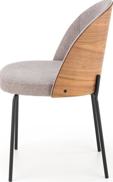 Kitchen Chair West Kirkwall | size: Width: 52cm, Height: 81cm, Depth: 53cm | color: Gray | image: 4 | variant: 1007097