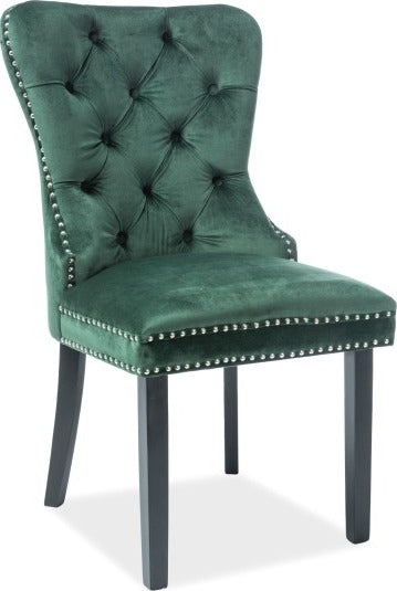 Kitchen Chair West Lyon | size: Width: 56cm, Height: 98cm, Depth: 46cm | color: Green | image: 1 | variant: 1007715