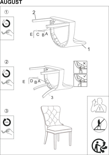 Kitchen Chair West Lyon | size: Width: 56cm, Height: 98cm, Depth: 46cm | color: Green | image: 5 | variant: 1007715