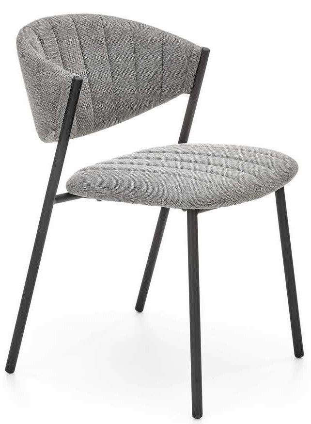 Kitchen Chair West Milan | size: Width: 50cm, Height: 78cm, Depth: 58cm | color: Gray | image: 1 | variant: 1007454