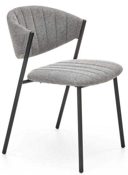 Kitchen Chair West Milan | size: Width: 50cm, Height: 78cm, Depth: 58cm | color: Gray | image: 1 | variant: 1007454