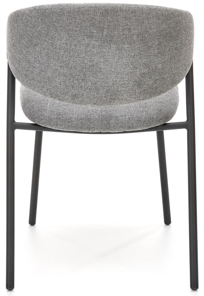 Kitchen Chair West Milan | size: Width: 50cm, Height: 78cm, Depth: 58cm | color: Gray | image: 2 | variant: 1007454