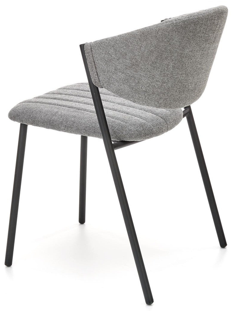 Kitchen Chair West Milan | size: Width: 50cm, Height: 78cm, Depth: 58cm | color: Gray | image: 4 | variant: 1007454