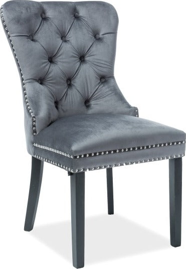 Kitchen Chair West Nantes | size: Width: 56cm, Height: 98cm, Depth: 46cm | color: Gray | image: 1 | variant: 1007718