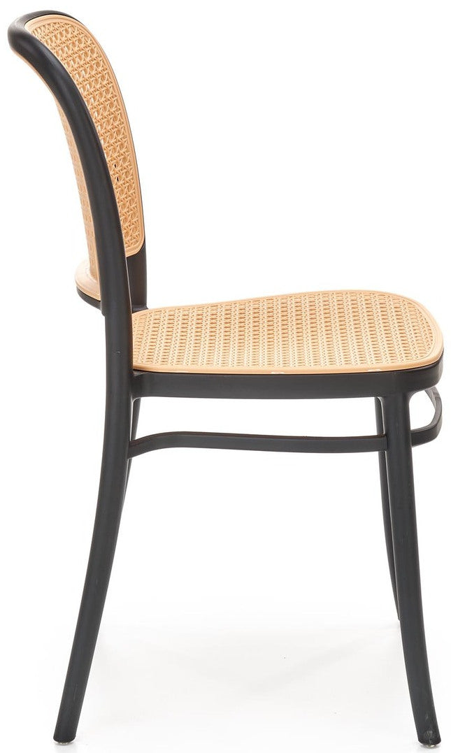 Kitchen Chair West Naples | size: Width: 41cm, Height: 86cm, Depth: 52cm | color: Black | image: 5 | variant: 1007449