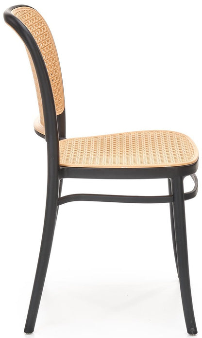 Kitchen Chair West Naples | size: Width: 41cm, Height: 86cm, Depth: 52cm | color: Black | image: 5 | variant: 1007449