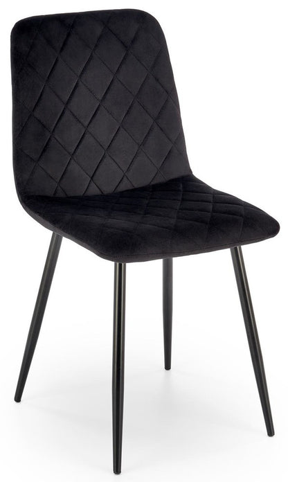 Kitchen Chair West Palermo | size: Width: 45cm, Height: 47cm, Depth: 55cm | color: Black | image: 1 | variant: 1007450