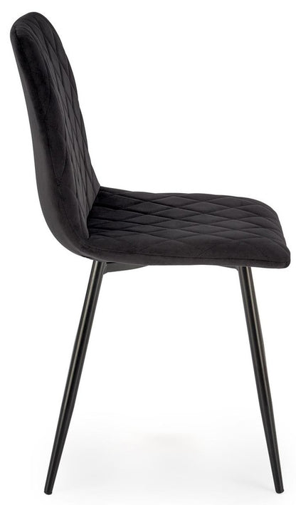 Kitchen Chair West Palermo | size: Width: 45cm, Height: 47cm, Depth: 55cm | color: Black | image: 2 | variant: 1007450