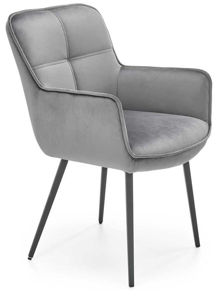 Kitchen Chair West Penarth | size: Width: 59cm, Height: 87cm, Depth: 64cm | color: Gray | image: 1 | variant: 1007444