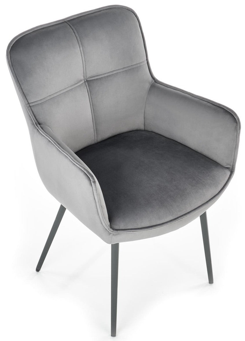 Kitchen Chair West Penarth | size: Width: 59cm, Height: 87cm, Depth: 64cm | color: Gray | image: 2 | variant: 1007444