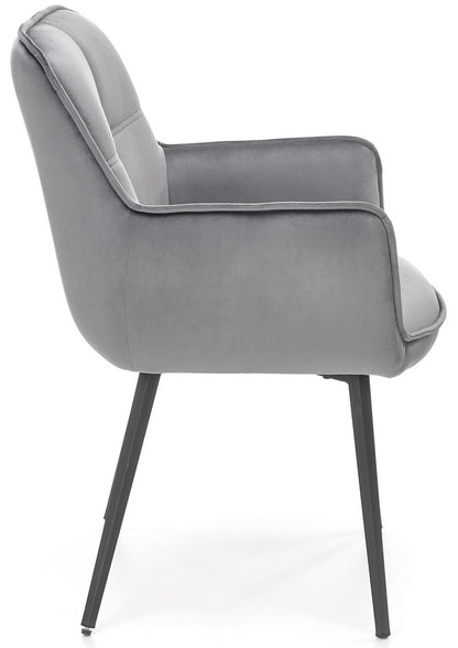 Kitchen Chair West Penarth | size: Width: 59cm, Height: 87cm, Depth: 64cm | color: Gray | image: 4 | variant: 1007444
