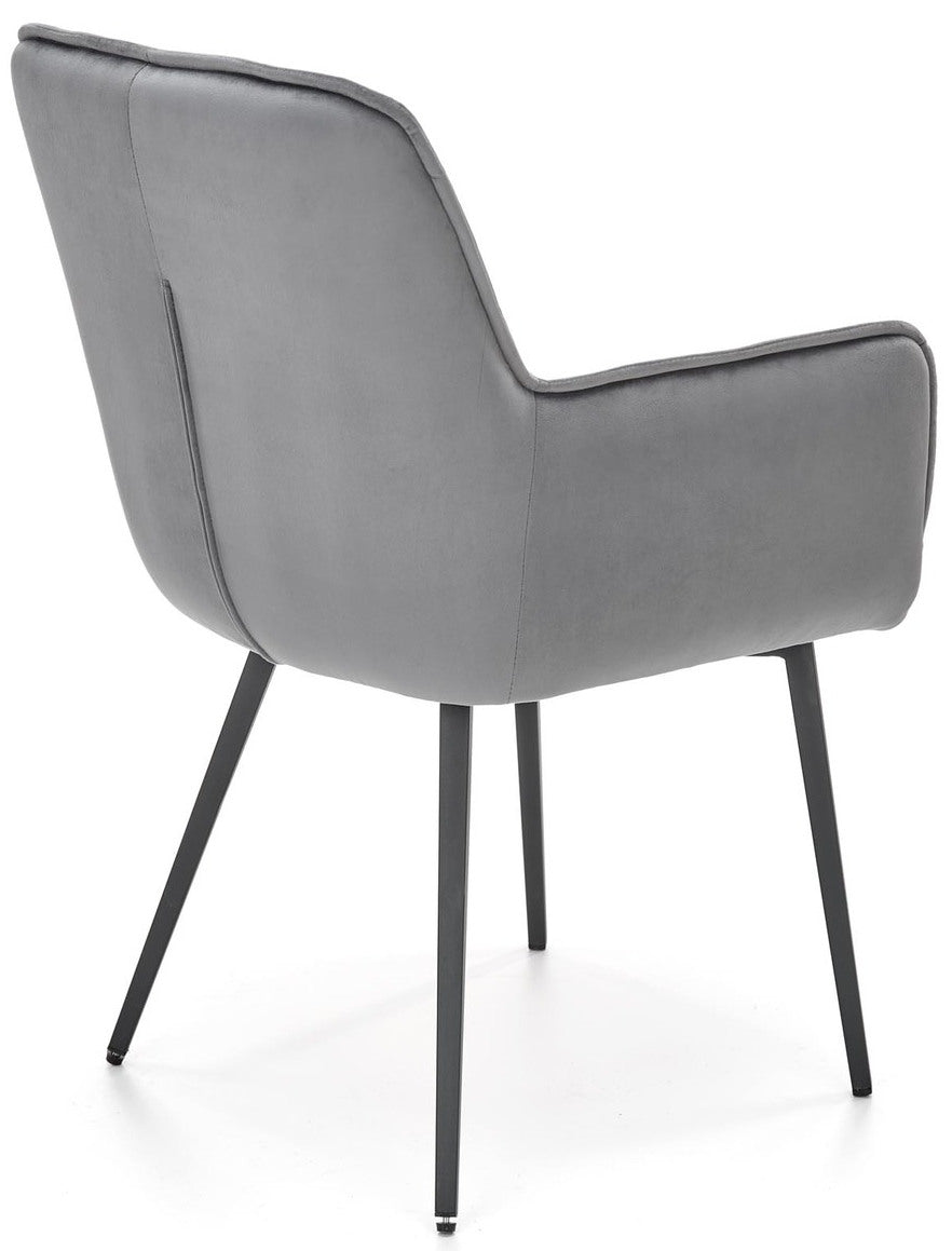 Kitchen Chair West Penarth | size: Width: 59cm, Height: 87cm, Depth: 64cm | color: Gray | image: 5 | variant: 1007444