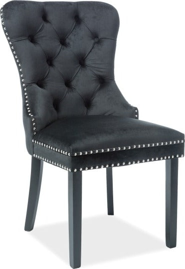 Kitchen Chair West Toulouse | size: Width: 56cm, Height: 98cm, Depth: 46cm | color: Black | image: 1 | variant: 1007716