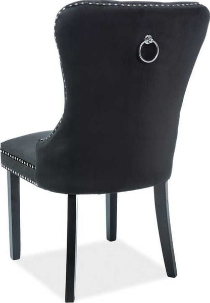 Kitchen Chair West Toulouse | size: Width: 56cm, Height: 98cm, Depth: 46cm | color: Black | image: 2 | variant: 1007716