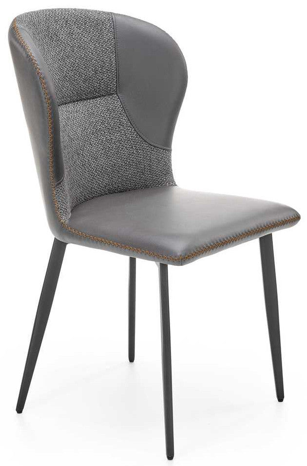Kitchen Chair West Venice | size: Width: 50cm, Height: 89cm, Depth: 58cm | color: Gray | image: 1 | variant: 1007452