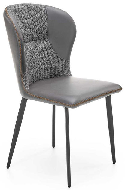 Kitchen Chair West Venice | size: Width: 50cm, Height: 89cm, Depth: 58cm | color: Gray | image: 1 | variant: 1007452