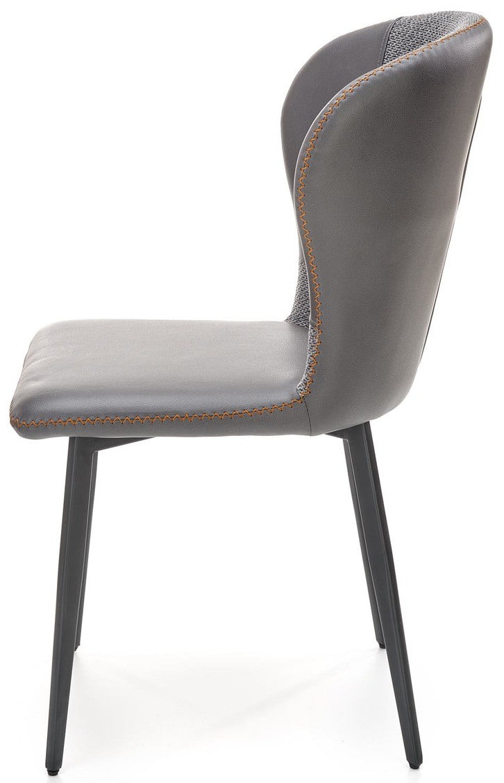 Kitchen Chair West Venice | size: Width: 50cm, Height: 89cm, Depth: 58cm | color: Gray | image: 3 | variant: 1007452