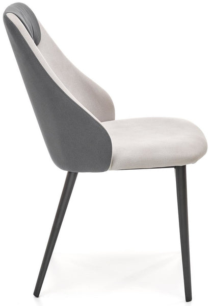 Kitchen Chair West Zurich | size: Width: 48cm, Height: 85cm, Depth: 62cm | color: Gray | image: 3 | variant: 1007455