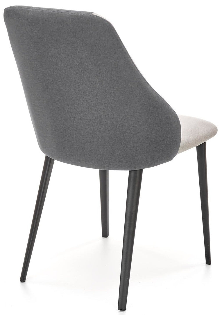 Kitchen Chair West Zurich | size: Width: 48cm, Height: 85cm, Depth: 62cm | color: Gray | image: 4 | variant: 1007455
