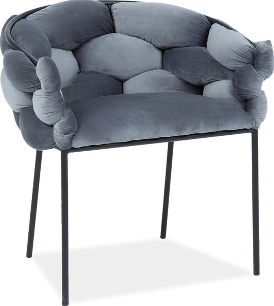 Kitchen Chair Xiamen | size: Width: 76cm, Height: 75cm, Depth: 40cm | color: Gray | image: 1 | variant: 1003797