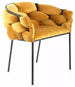 Kitchen Chair Xiamen | size: Width: 76cm, Height: 75cm, Depth: 40cm | color: Yellow | image: 0 | variant: 1003798