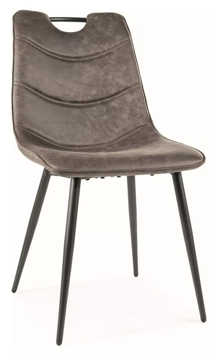 Kitchen Chair Yamoussoukro | size: Width: 46cm, Height: 91cm, Depth: 41cm | color: Gray | image: 0 | variant: 1003989