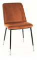 Kitchen Chair Yangon | size: Width: 48cm, Height: 85cm, Depth: 44cm | color: Orange | image: 0 | variant: 1003847