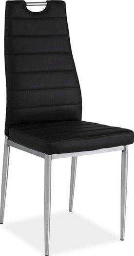 Kitchen Chair Yokohama | size: Width: 40cm, Height: 96cm, Depth: 38cm | color: Black | image: 1 | variant: 1003613