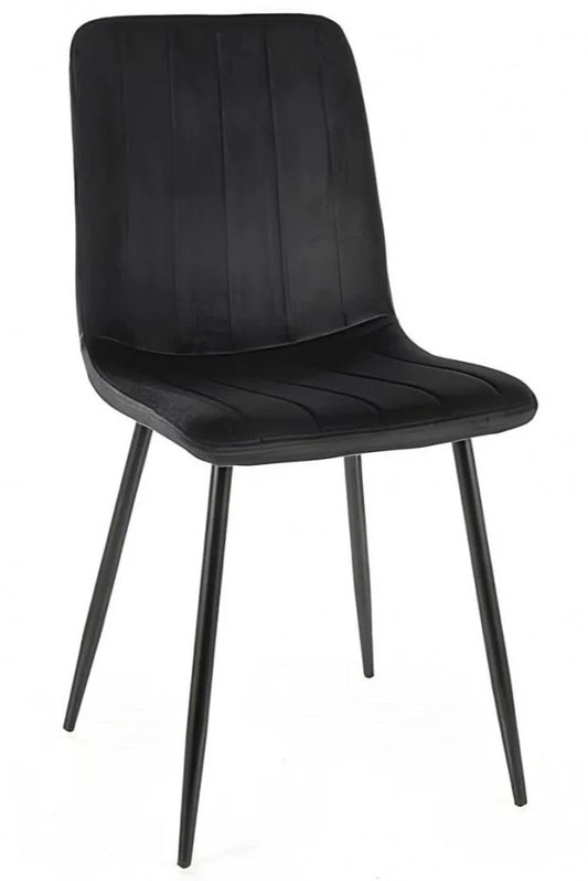 Kitchen Chair Zadar | size: Width: 45cm, Height: 91cm, Depth: 39cm | color: Black | image: 0 | variant: 1003991