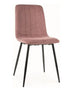 Kitchen Chair Zadar | size: Width: 45cm, Height: 91cm, Depth: 39cm | color: Pink | image: 0 | variant: 1003998