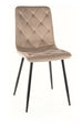 Kitchen Chair Zanzibar | size: Width: 45cm, Height: 91cm, Depth: 39cm | color: Beige | image: 0 | variant: 1003852