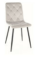 Kitchen Chair Zanzibar | size: Width: 45cm, Height: 91cm, Depth: 39cm | color: Gray | image: 0 | variant: 1003853
