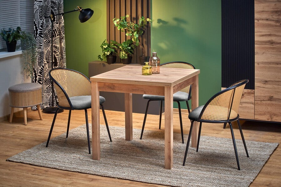 Kitchen Chair Zaragoza | size: Width: 54cm, Height: 78cm, Depth: 57cm | color: Gray | image: 1 | variant: 1002494