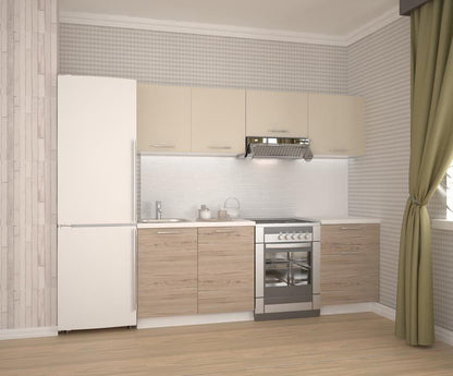 Kitchen Equipment Set Katia | size: Width: 220cm | color: Beige | image: 1 | variant: 1010809